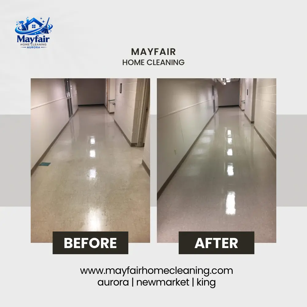 hallway-commercial-cleaning Commercial Hallway Cleaning Before & After