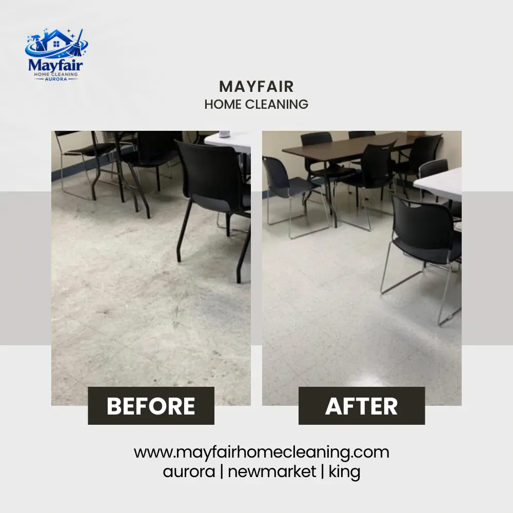 Commercial-office-lunch-room-cleaning-before-and-after Office Lunch Room Cleaning — Before & After, Aurora ON