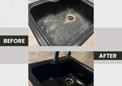 Deep Cleaning of Kitchen Sink in Aurora, ON