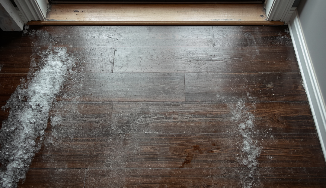 How to Remove Winter Road Salt Stains from Hardwood Floors: An Aurora Homeowner’s Guide